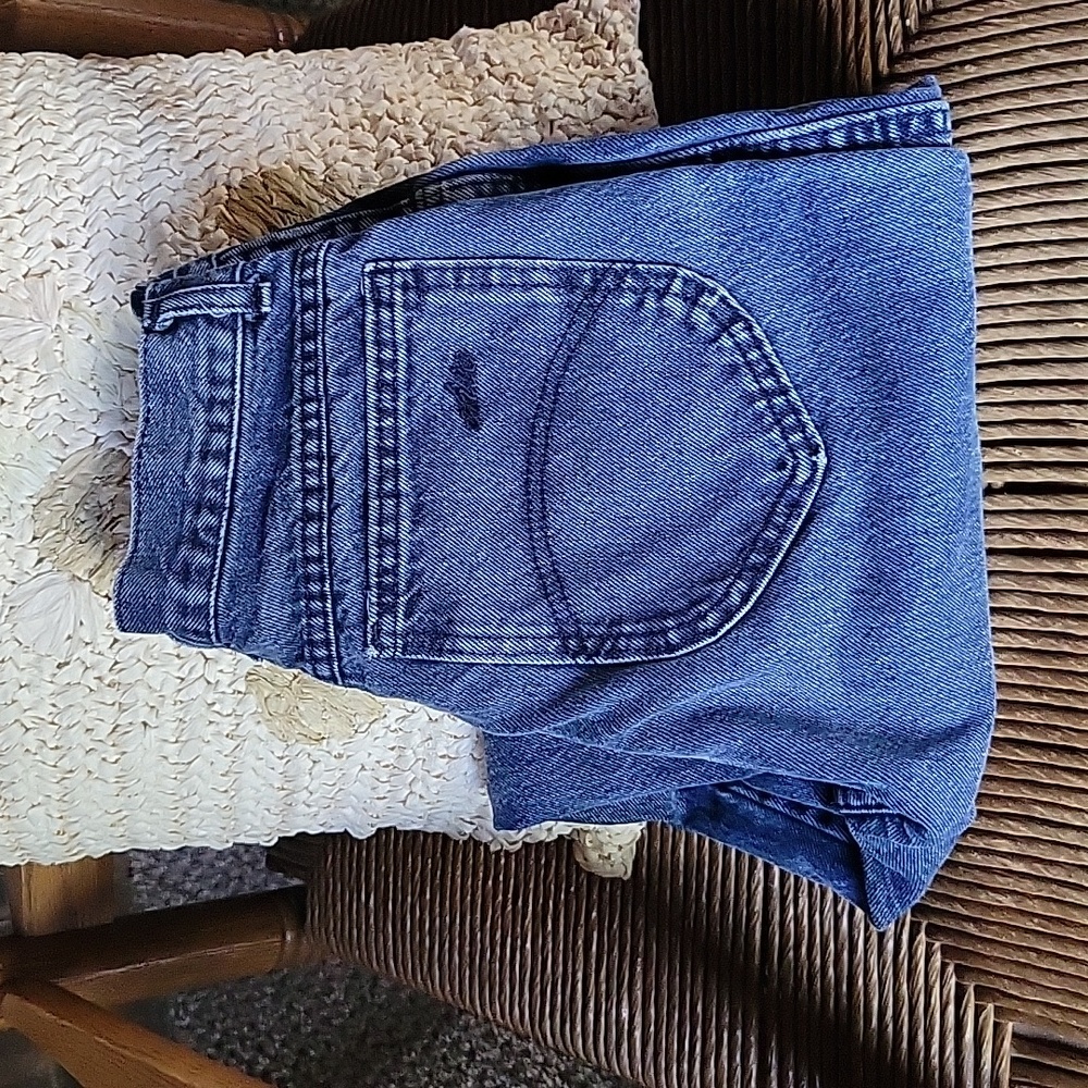 Chic high waisted jeans, vintage, size 10, blue (waist measures 25)